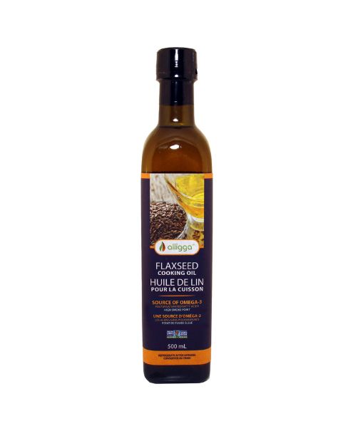 Alligga - Flaxseed Cooking Oil 500ml - Image 1