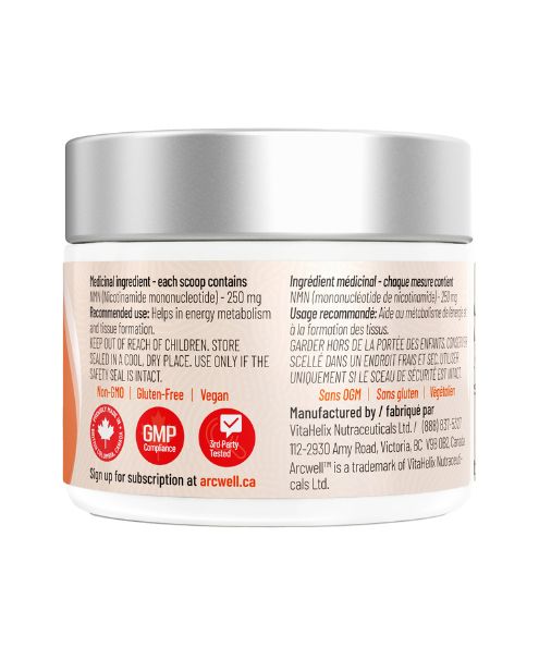 Arcwell - Nmn Powder, 250mg/Scoop/15g - Image 2