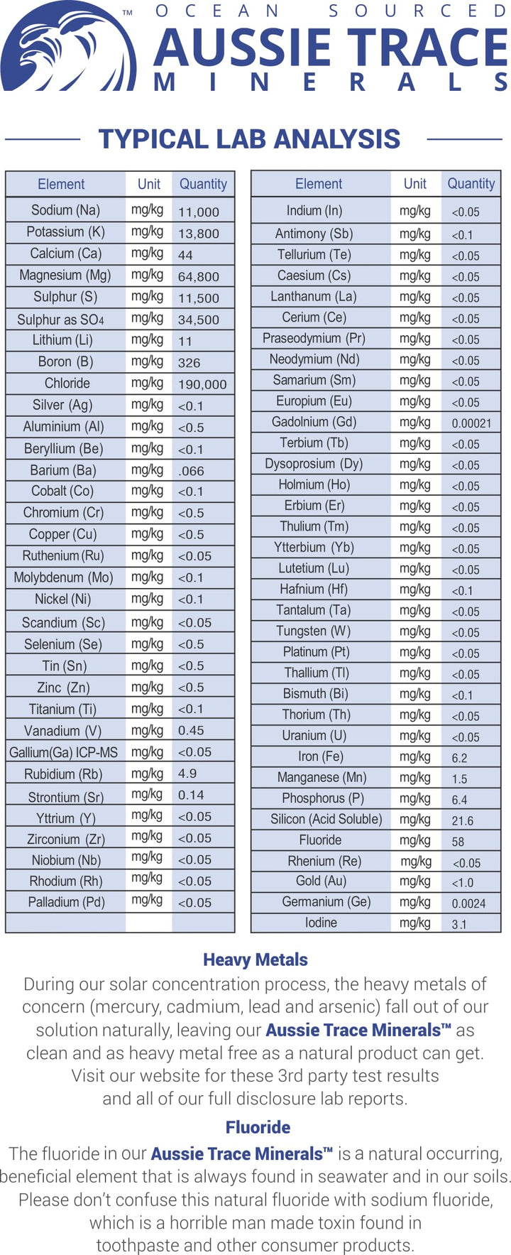 Aussie Trace Minerals - Trace Minerals Original, 240ml