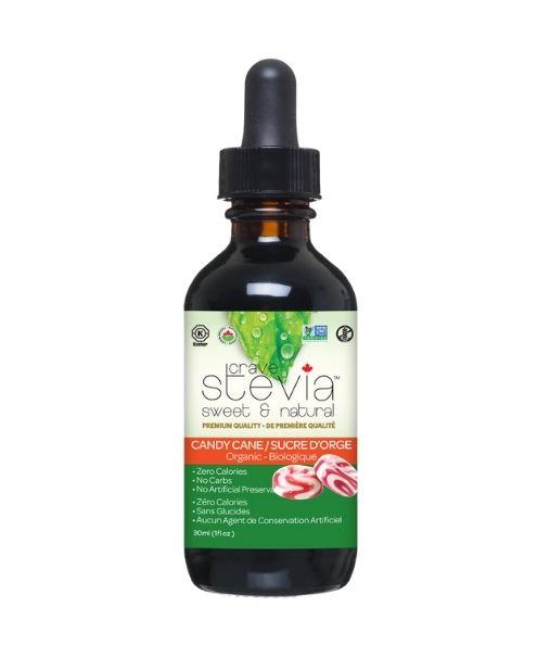 Crave Stevia - Candy Cane Liq. Stevia 30ml - Image 1