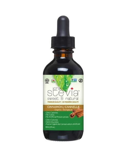 Crave Stevia - Cinnamon Liq. Stevia 30ml - Image 1