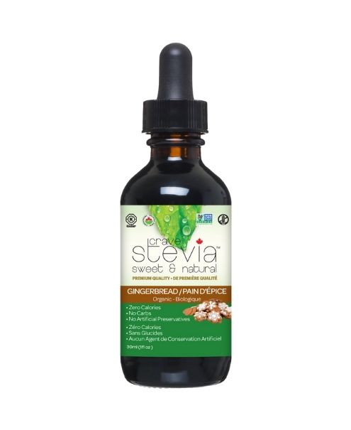 Crave Stevia - Gingerbread Liq. Stevia 30ml - Image 1