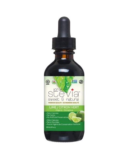 Crave Stevia - Lime Liq. Stevia 30ml - Image 1