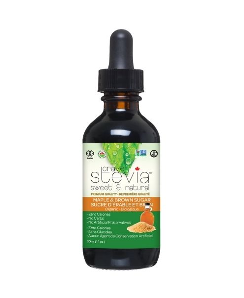 Crave Stevia - Maple Sugar Liq. Stevia 30ml - Image 1