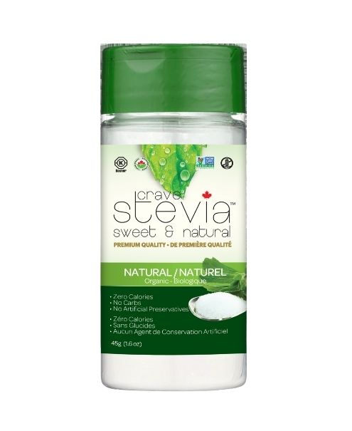 Crave Stevia - Powder Stevia Bottle 45g - Image 1