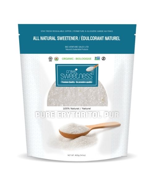 Crave Stevia - Erythritol 400g - Image 1