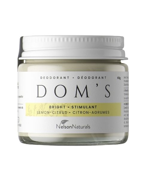 Doms Naturals - Bright Lemon Citrus Deodo. 65ml - Image 1
