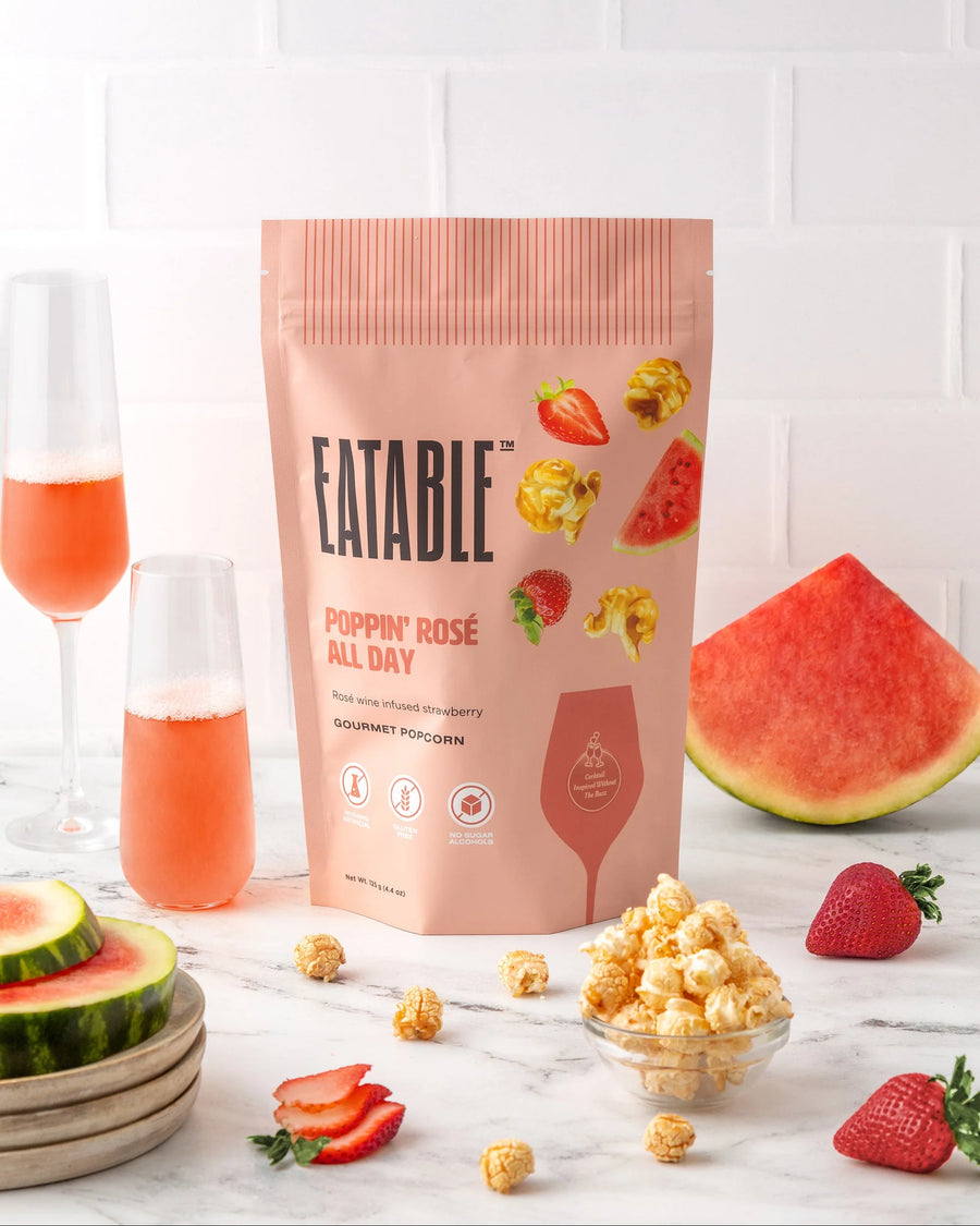 Eatable Foods Inc. - Poppin' Rosé All Day, 125g/12pk - Image 1