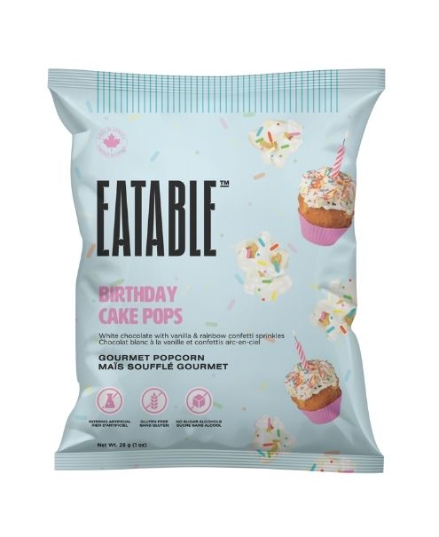 Eatable Foods Inc. - Birthday Cake Pops, 28g/12pk - Image 1