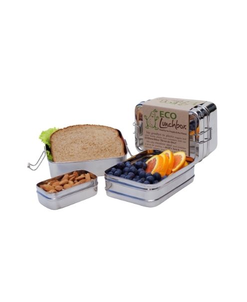 Eco-Lunch - 3 In 1 Rectangular Set - Image 1
