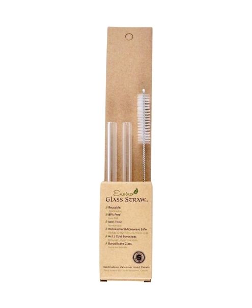 Enviro Glass Straws - Combo Reg. Straws 6" Straight - Image 1