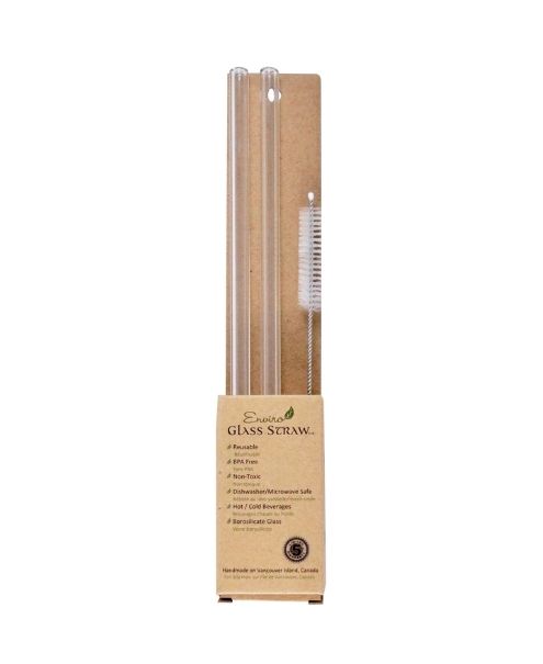 Enviro Glass Straws - Combo Reg. Straws 10" Straight - Image 1