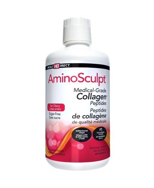 Health Direct Collagen - Aminosculpt Cherry, 443ml - Image 1