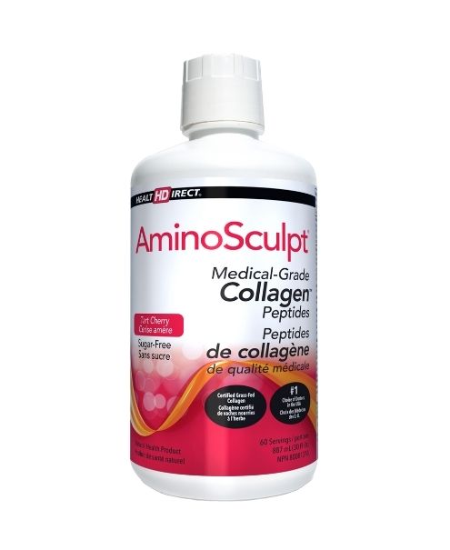 Health Direct Collagen - Aminosculpt Cherry, 887ml - Image 1