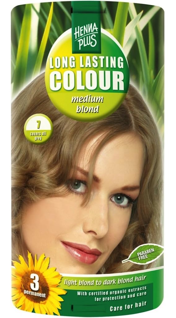 Hennaplus - Medium Blond 7, 100ml
