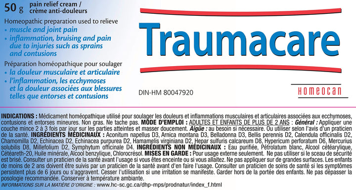 Homeocan - Traumacare, 50g