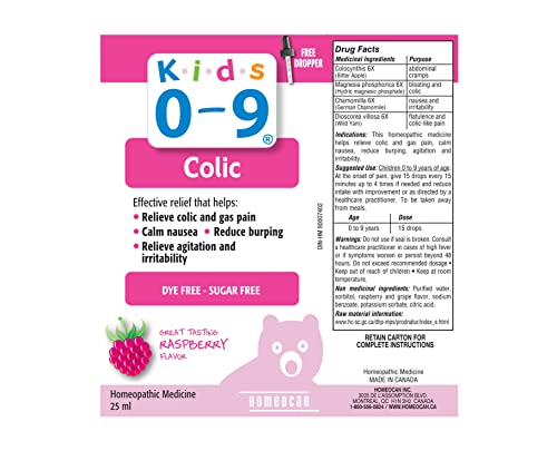 Homeocan - Kids 0-9 Colic Solution, 25 Ml