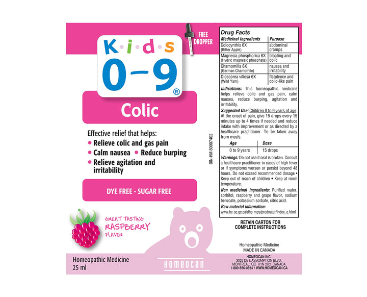 Usage directions for Homeocan - Kids 0-9 Homeocoksinum, 25 Ml
