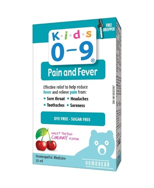 Homeocan - Kids 0-9 Pain & Fever, 25 Ml - Image 1