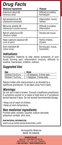 Homeocan - Kids 0-9 Throat Ease 100ml