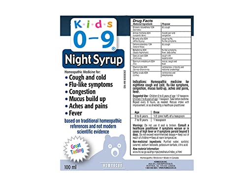 Homeocan - Kids 0-9 Night Cough&Cld,100ml
