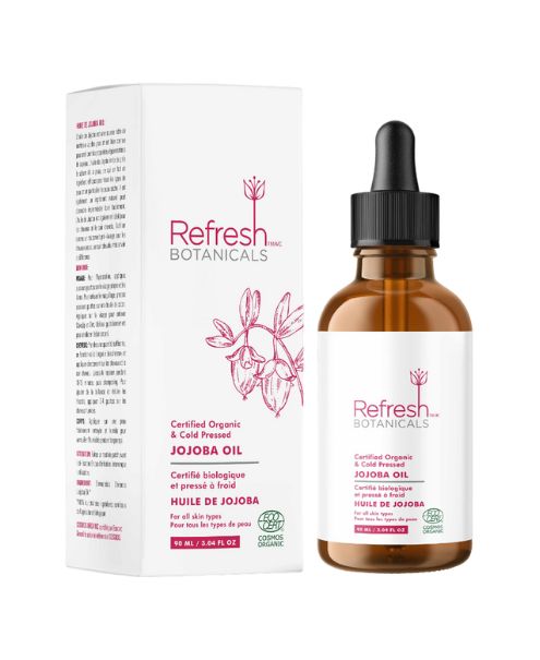 Refresh Botanicals - Jojoba Oil, Organic, Cold Pressed (90ml) - Image 1