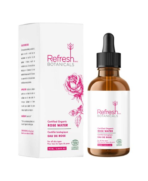 Refresh Botanicals - Rose Water Organic (90ml) - Image 1