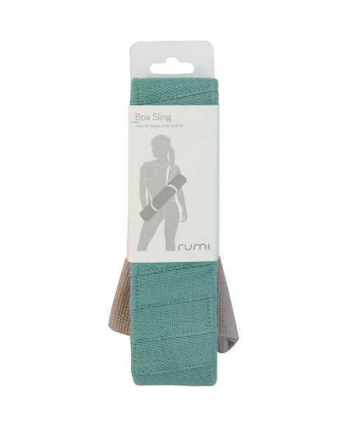 Rumi Earth - Boa Sling Yoga Mat Carrier - Peacock   - Image 1