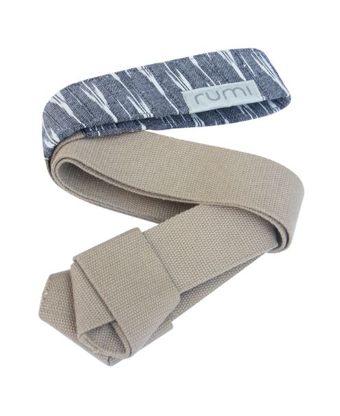 Rumi Earth - Boa Sling Yoga Mat Ikat-Midnight  - Image 1