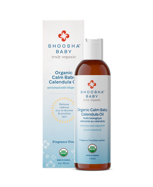 Shoosha - Calm Baby Calendula Oil - Fragrance Free - Image 1