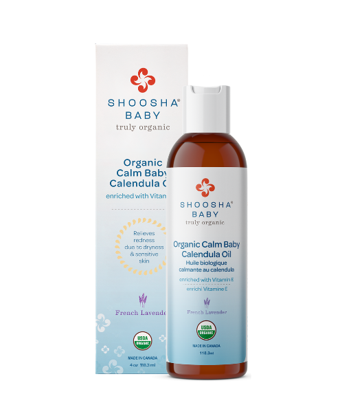 Shoosha - Calm Baby Calendula Oil - French Lavender - Image 1