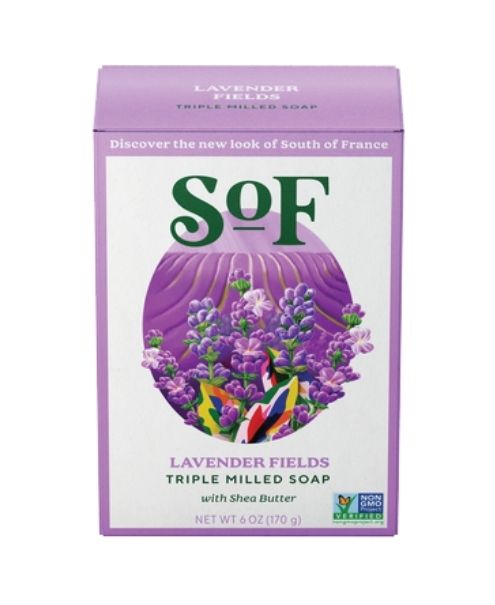 South Of France - Natural Soap Lavender (170g) - Image 1