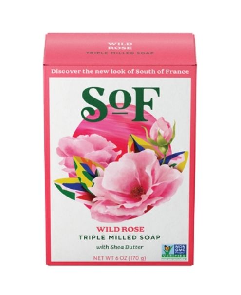South Of France - Natural Soap Wild Rose (170g) - Image 1