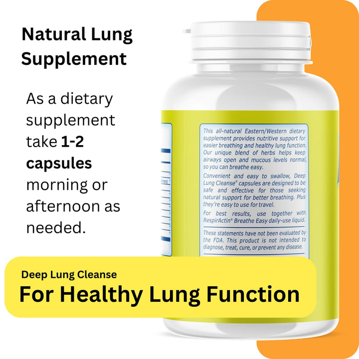 Ingredients list for Sunforce - Deep Lung Cleanse (60caps)