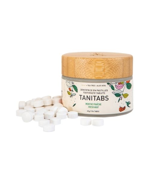 Tanit - Toothpste Tab., Frsh Mint (124tab Jar) - Image 1