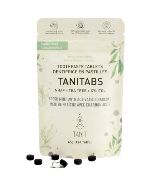Tanit - Toothpste Tab., Frsh Mint W/Char (124tab Pch) - Image 1