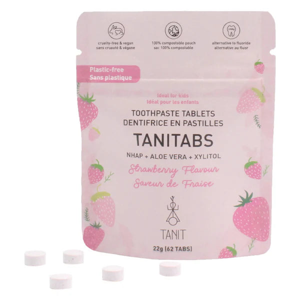 Tanit - Toothpste Tab. 12pk, Strawberry (62tab Pch) - Image 1