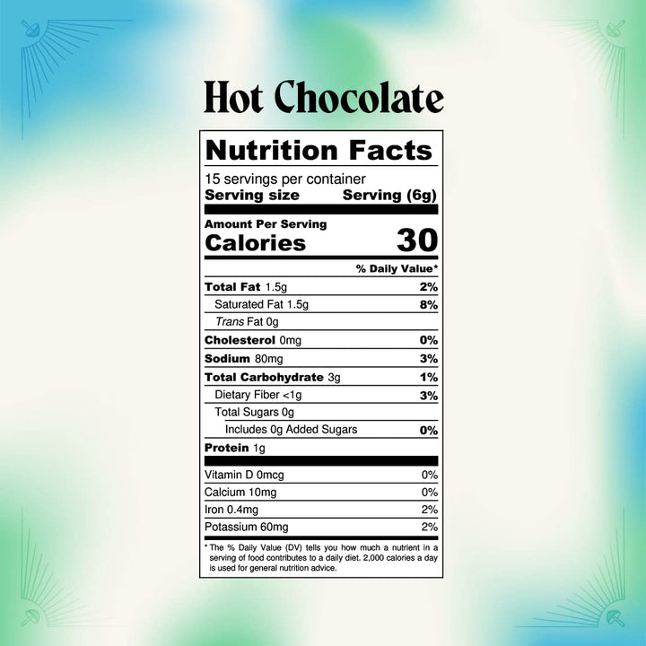 Teonan Biomedical - Hot Chocolate - Cacao Instant (15srv)