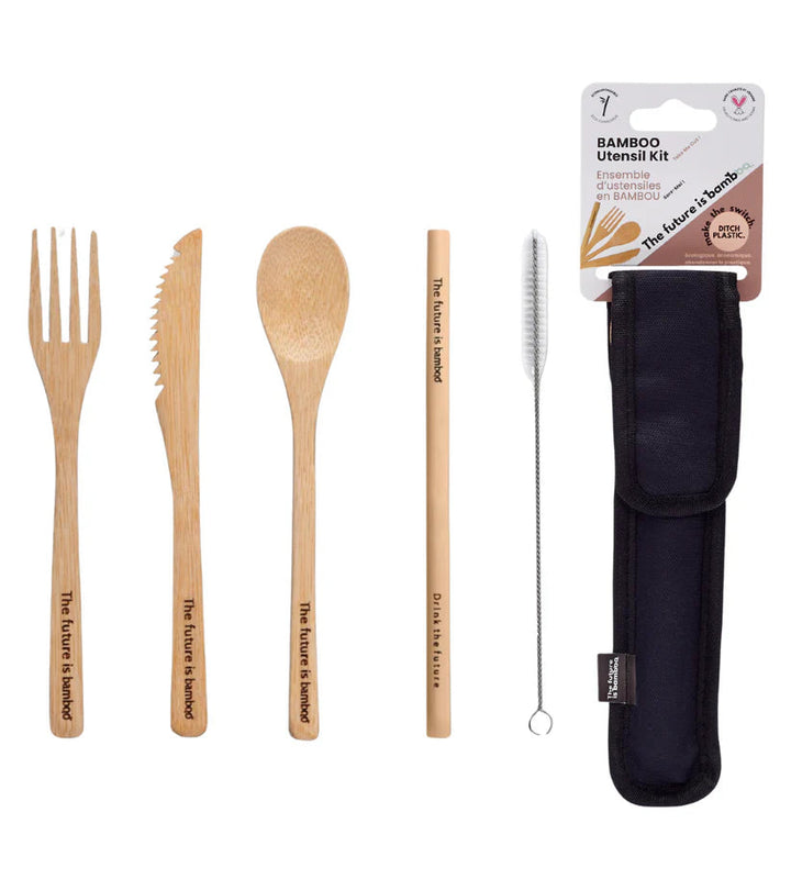 The Future Is Bamboo - Bamboo Utensil Kits 12/Box - Image 2