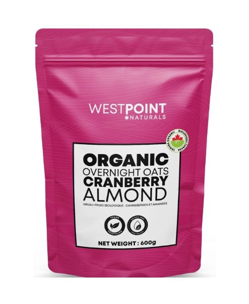 Westpoint Naturals - Overnight Oats Cran Almond (600g/6pk) - Image 1