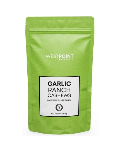Westpoint Naturals - Garlic Ranch Cashews (150g/6pk) - Image 1