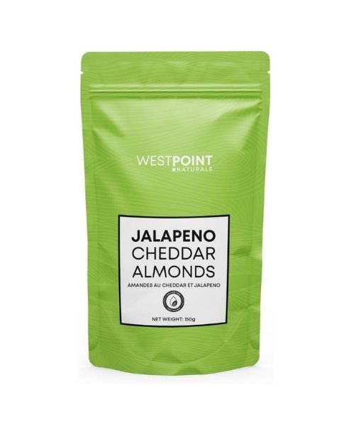 Westpoint Naturals - Jalapeno Cheddar Almonds (150g/6pk) - Image 1