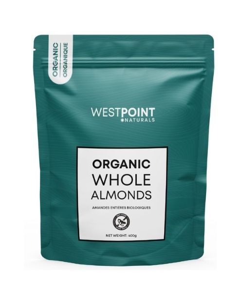 Westpoint Naturals - Organic Whole Almonds (400g/6pk) - Image 1