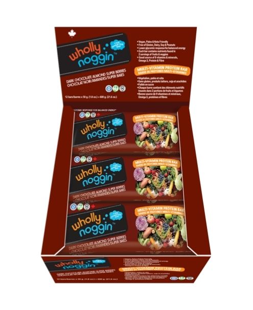 Wholly Noggin Foods Ltd - Almond Superberries (45g,12/Box) - Image 1