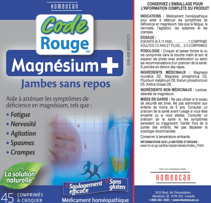 Homeocan - Magnesium +, 45tab