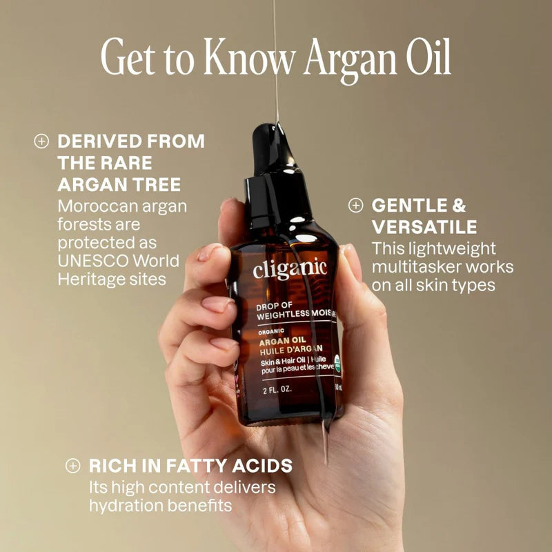 Cliganic - Organic Argan Oil, 120ml - Image 2