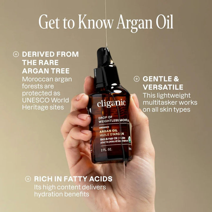 Cliganic - Organic Argan Oil, 120ml - Image 2