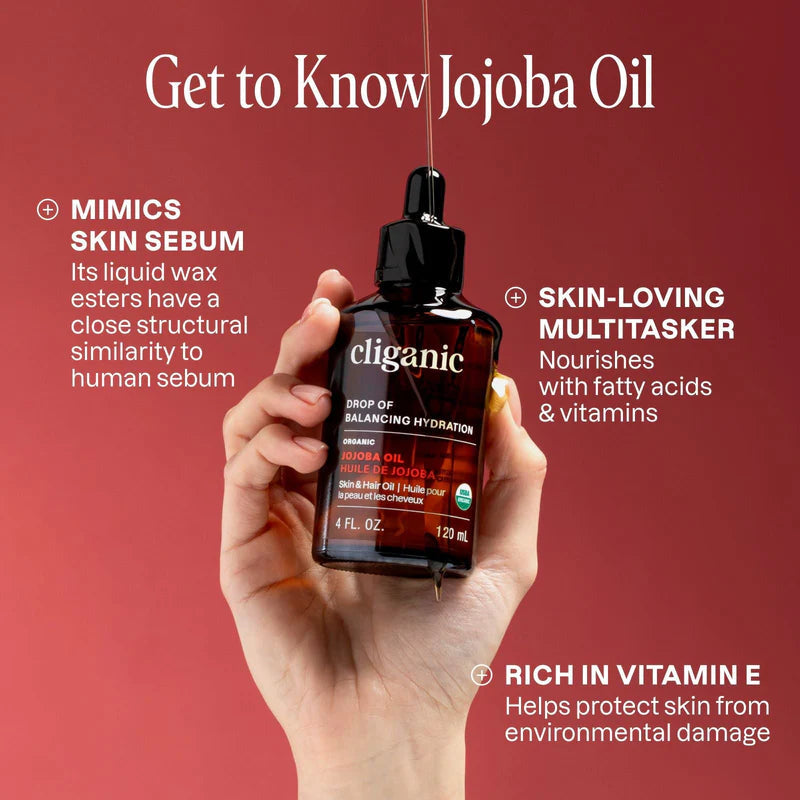 Cliganic - Organic Jojoba Oil, 120ml - Image 4