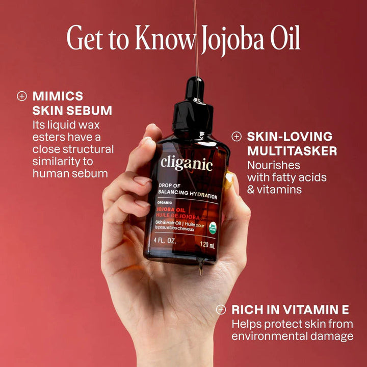 Cliganic - Organic Jojoba Oil, 120ml - Image 4