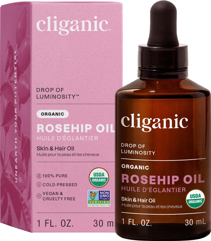 Cliganic - Organic Rosehip Oil, 30ml